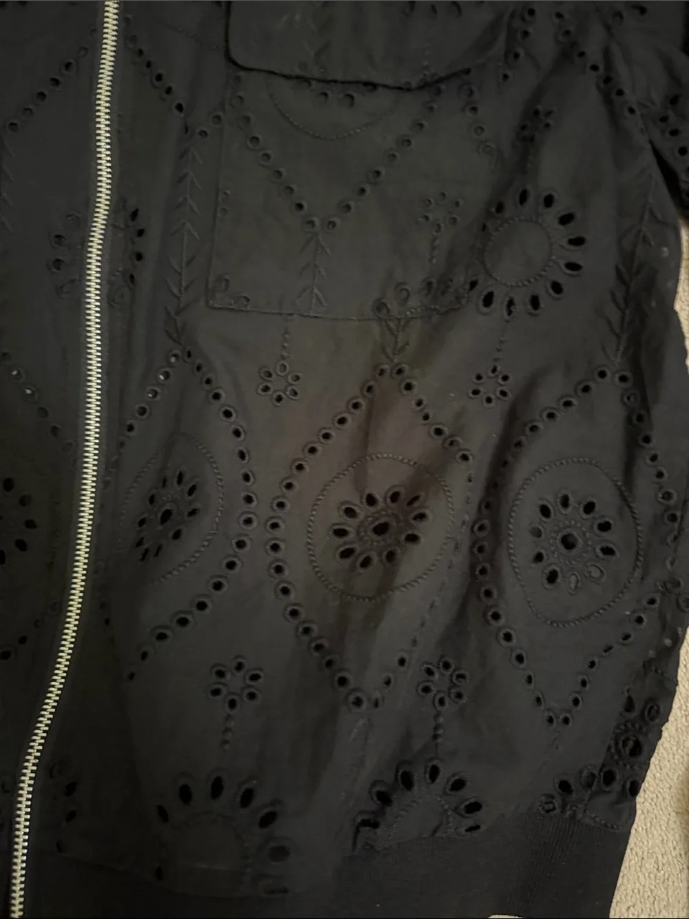 Maurices black eyelet
